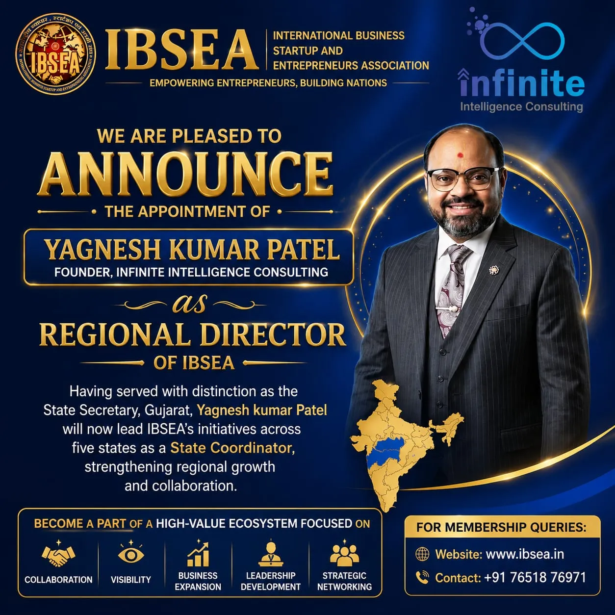 Appointment of Regional Director – IBSEA